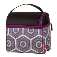 Thermos Raya® Double Pack-In Lunch Bag (RAYDLK6PH) Purple Hexagon