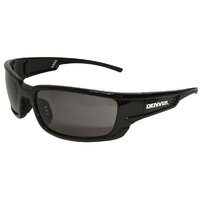 MaxiSafe Denver Smoke Lens Premium Safety Glasses (EDE307) Black