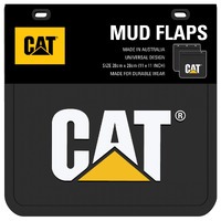 CAT Heavy Duty Mud Flaps (MDCATB) Black 28cm x 28cm