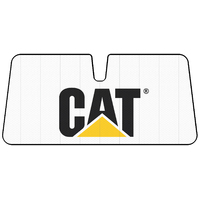 CAT Front Universal Double Bubble Sunshade (WSCATWHT) White