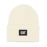 CAT Unisex CAT Label Cuff Beanie (1090026) Cream OSFM