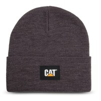CAT Unisex CAT Label Cuff Beanie (1090026) Dark Heather Grey OSFM