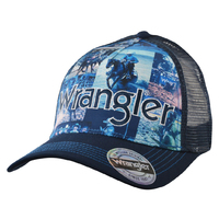 Wrangler Mens Rodeo Ben Trucker Cap (X1S1986CAP) Navy OSFM