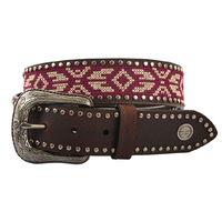 Wrangler Womens Dulcie Belt (X1S2918BLT) Brown/Plum 34 [SD]