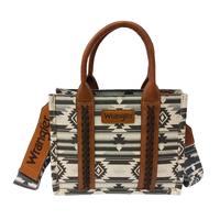 Wrangler Womens South Western Crossbody Bag (X3S2950BAG) Charcoal/Tan