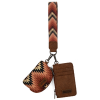 Wrangler Nevada Dual Pouch Wristlet (X5S2916WLT) Copper