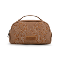 Wrangler Embroidered Cosmetic Bag (X5S2921COS) Camel