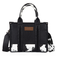 Wrangler Cow Print Crossbody Bag (X5S2955BAG) Black