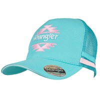 Wrangler Sasha High Profile Trucker Cap (X5S2944CAP) Aqua OSFM