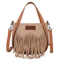 Wrangler Two Tone Fringe Bag (X5S2902BAG) Camel