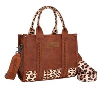 Wrangler Leopard Print Crossbody Bag (X5S2934BAG) Tan