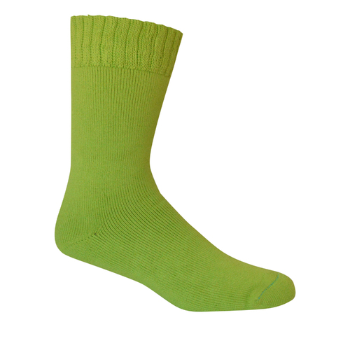 Bamboo Extra Thick Socks (0793573590886) Lime M6-10/W8-11