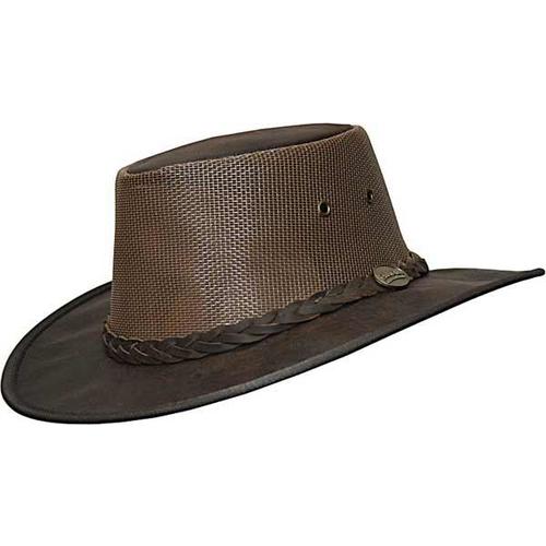 Barmah Squashy Kangaroo Cooler Hat (1038) Dark Brown S