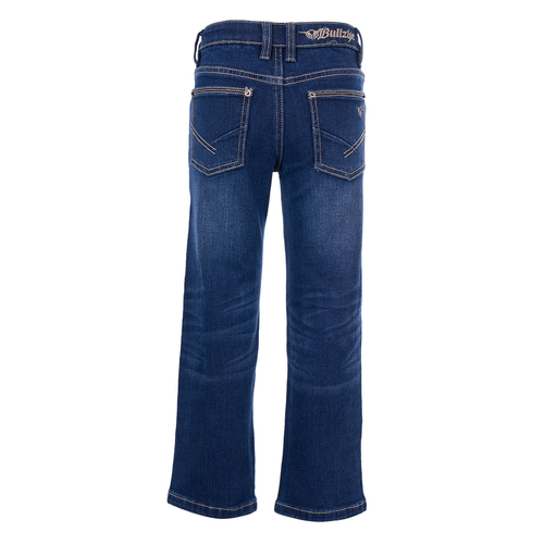Bullzye Boys Arch Straight Leg Jeans (B4W3220360) Mid Indigo 2