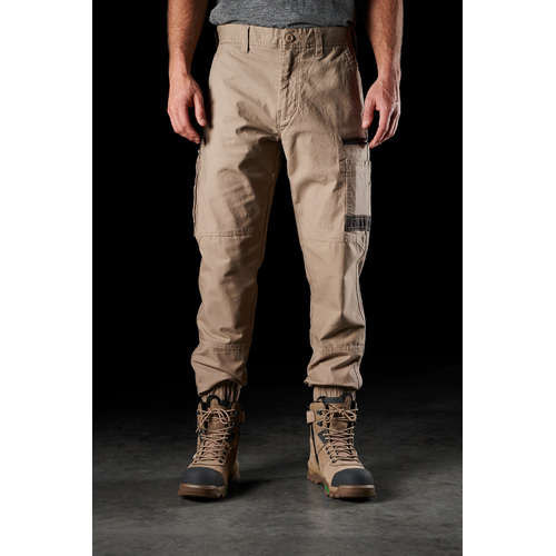 FXD Mens WP-4 Stretch Cuffed Work Pants (FX01616003) Khaki 28