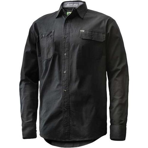 FXD Mens LSH-1 Stretch L/S Work Shirt (FX01614001) Black S