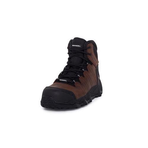 Mack Mens Octane Lace Up Safety Boots (MKOCTANE) Rocky Brown 7.5