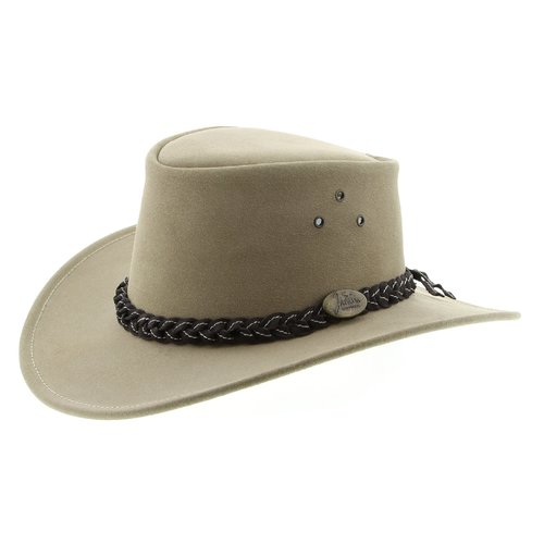 Jacaru Wallaroo Suede Hat (1007) Sand S