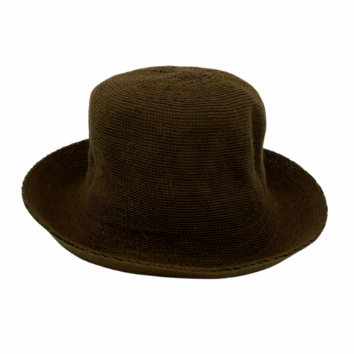 Jacaru Knitted Bucket Hat SBrim (1507) Brown OSFM