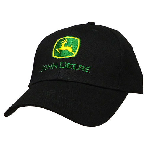 John Deere Unisex JD Logo NRLAD Cap (13080000BK00) Black OSFM 