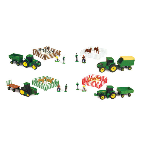 John Deere Childrens 10 Piece Mini Farm Set (37657A) 