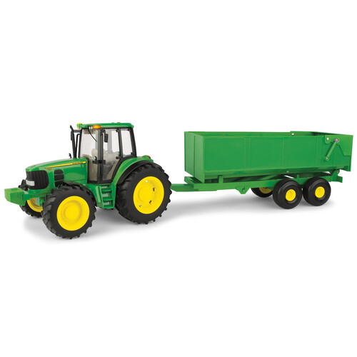John Deere Childrens Big Farm JD Tractor with Wagon (46077)