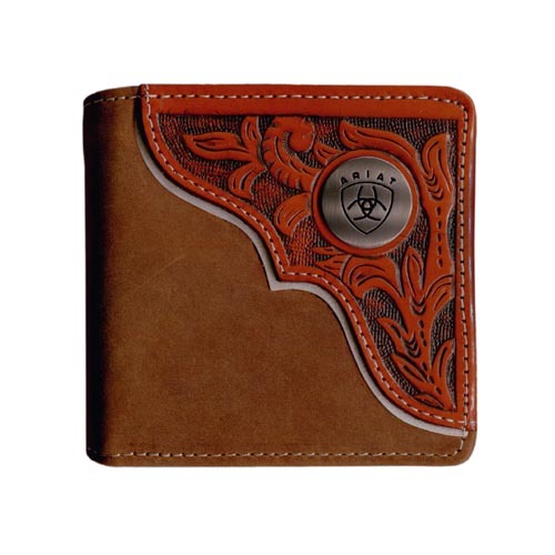 Ariat Bi-Fold Wallet (WLT2112A) Brown/Tan