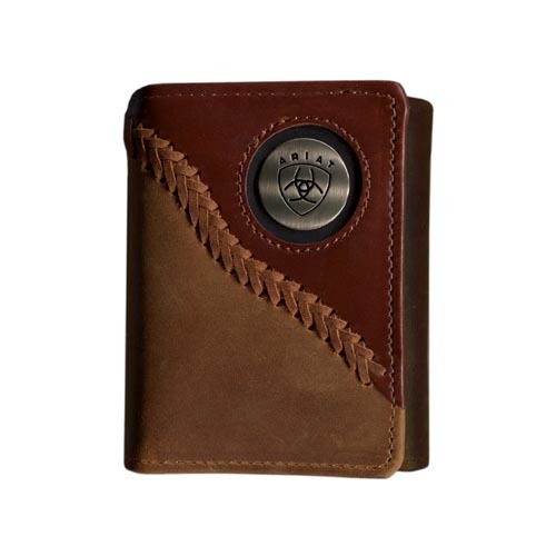 Ariat Tri Fold Wallet (WLT3113A) Brown