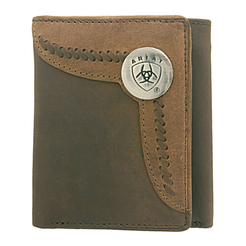 Ariat Tri-Fold Wallet (WLT3103A) Brown/Tan