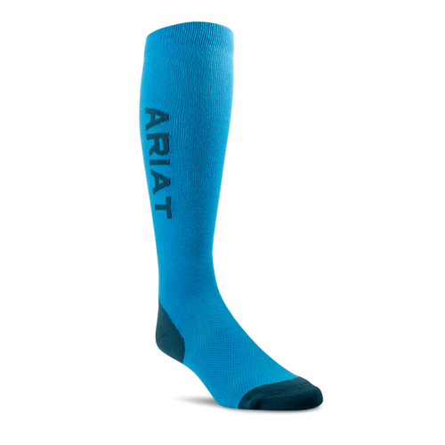 Ariat Unisex Ariattek Essential Socks (10047392) Hawaiian Surf One Size