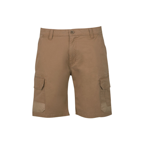 Buy Jonsson Mens ActionFit Twill Stretch Shorts (S1702R) Dark Khaki [GD]  Online Australia