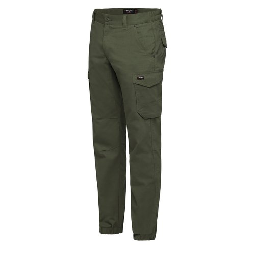 KingGee Tradies Hem Elastic Pants (K69865) Military Green 112R [SD]