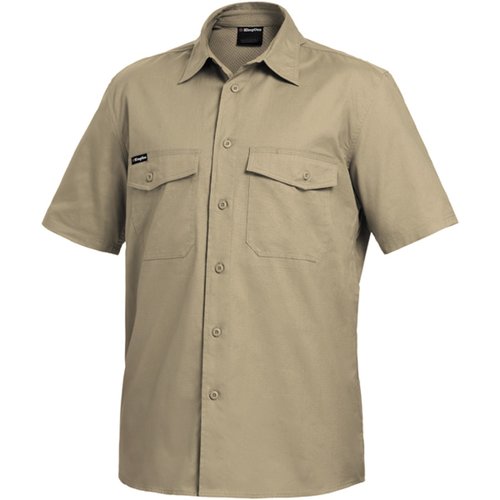KingGee Workcool 2 S/S Shirt (K14825) Khaki XS 