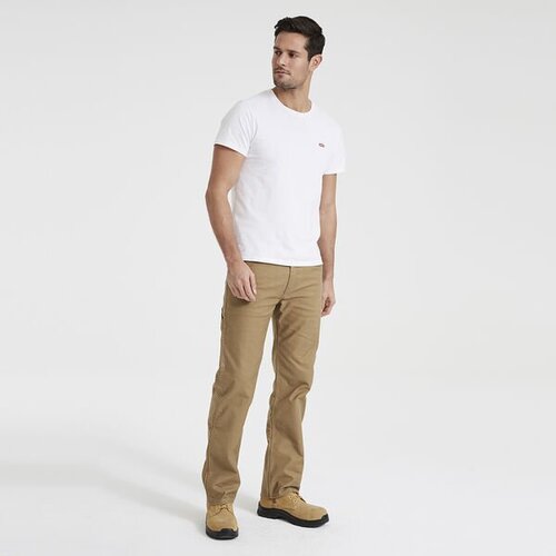 Levi's Mens 505 Workwear Regular Fit Utility Pants (34233-0004) Ermine Canvas 30x30