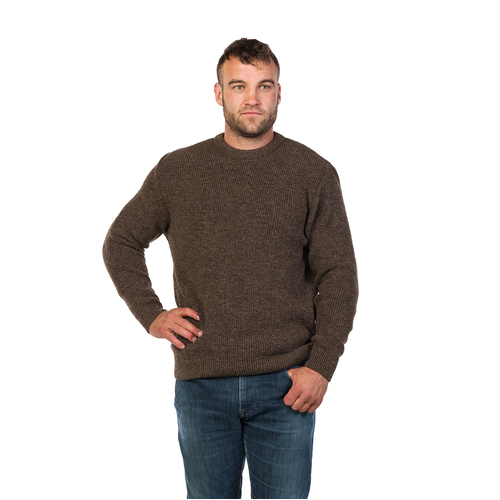 MKM Mens Backyard Sweater (MS1526) Natural Brown M