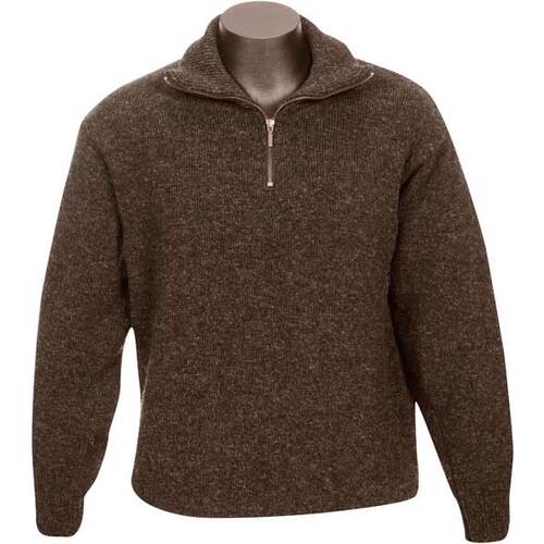 MKM Mens Northwester Sweater (MS1638) Natural Brown L [SD]