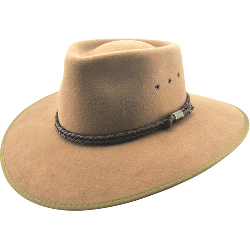 Statesman Countryman Wool Felt Hat (S0066670) Riverstone 55
