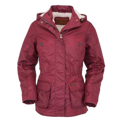 Outback Trading Womens Adelaide Oilskin Jacket (2185) Berry S