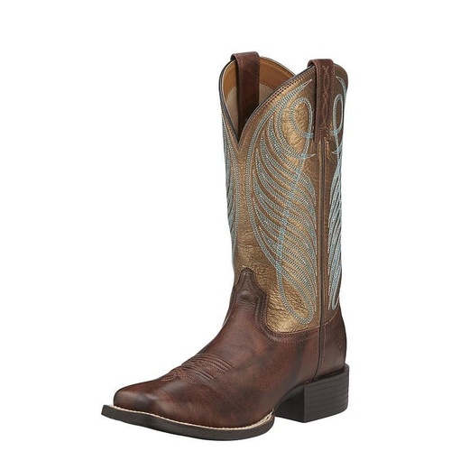 Ariat Womens Round Up Wide Square Toe Boots (10016317)  [SD]