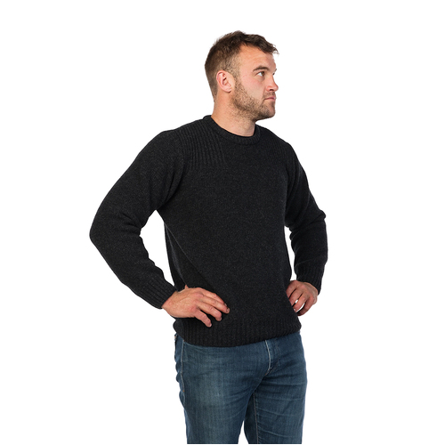 MKM Mens Back Country Sweater (MS1640) Charcoal L [SD]