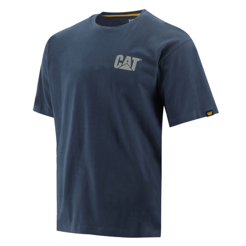 CAT Mens Trademark Tee (W05324.12968) Eclipse-Charcoal
