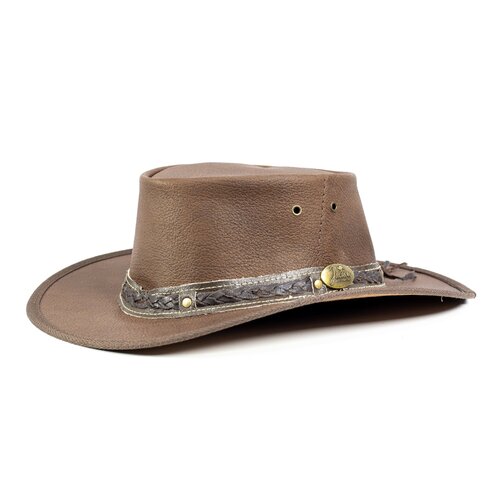 Jacaru Roo Nomad Outback Traveller Hat (1111) Brown