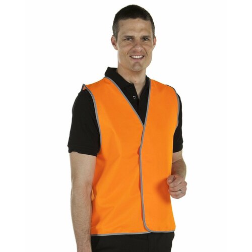 JB's Mens Hi Vis Standard Vest (6HVS) Orange