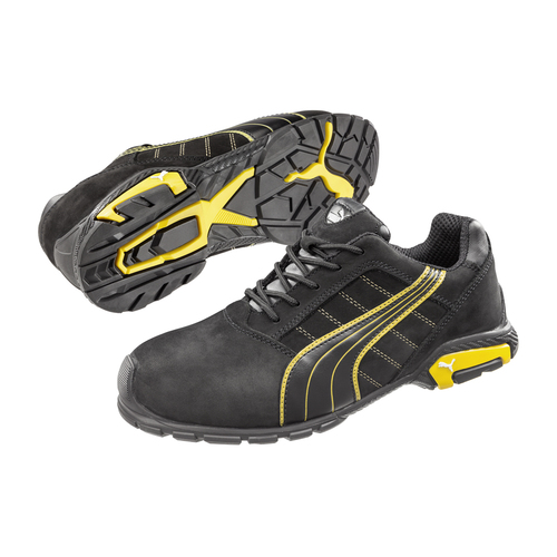 Puma Mens Amsterdam Safety Shoe (642717) Black/Yellow