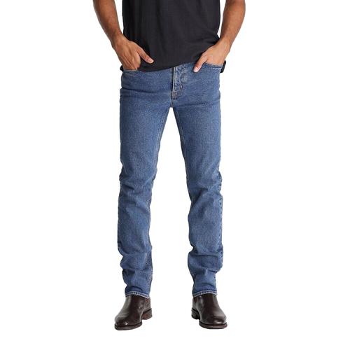 Lee Riders Slim Straight Stretch Jeans (R059270) Stonewash
