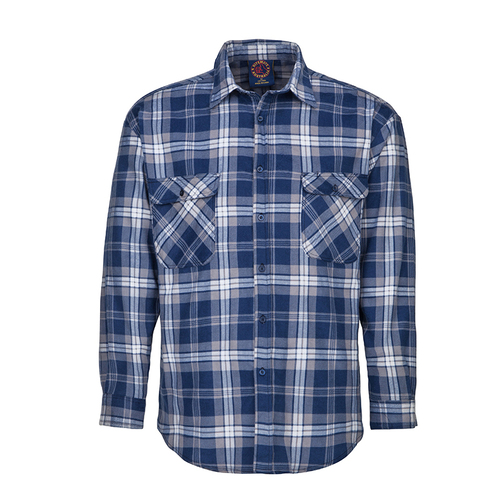 Ritemate Adults Flannelette Open Front Shirt (RM123FOF)