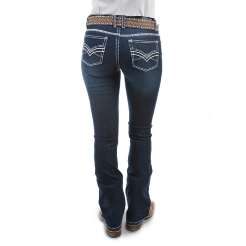 Pure Western Womens Hannah Bootcut Jeans - 34 Leg (PCP2208119) Midnight