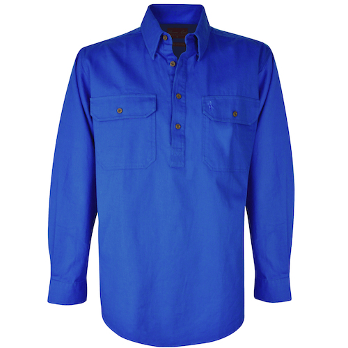 Thomas Cook Heavy Drill 1/2 Button L/S Shirt (TCP1120163)