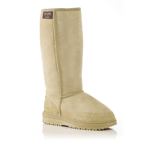 Wild Goose Premium Long Sheepskin Ugg Boots (UB-521) Sand 9M/11W