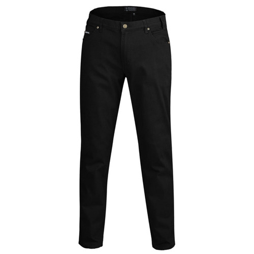 Ritemate Mens Pilbara Cotton Stretch Jeans (RMPC014) Black 92S
